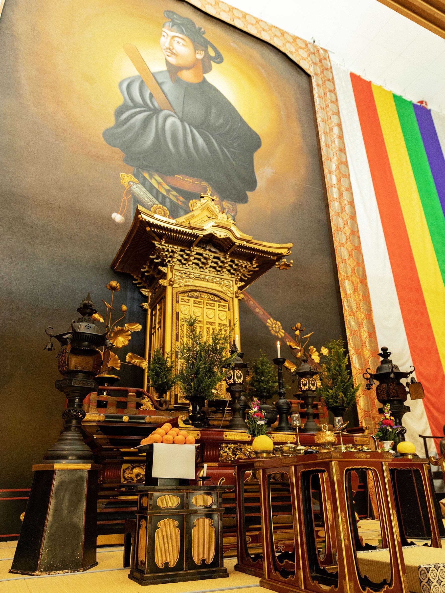 本堂の聖徳太子壁画