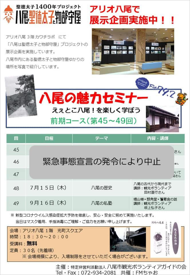 八尾のサイクリングマップ